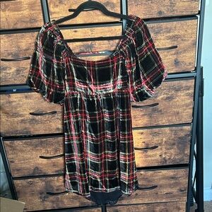 Miami Plaid Mini Dress